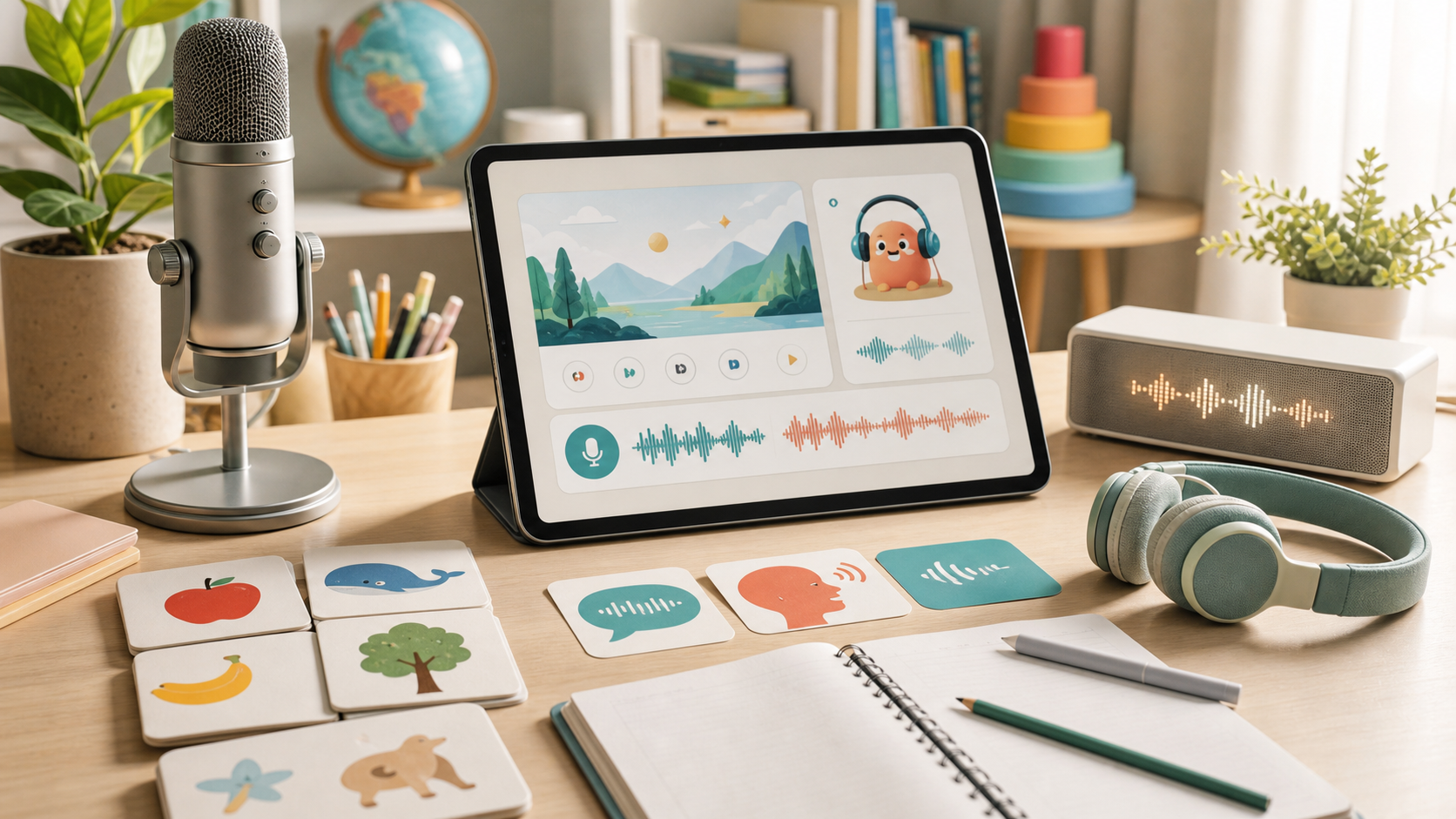 AI virtual English teacher with ASR and TTS learning tools